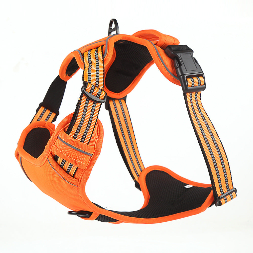 PawSecure™ No-Pull Reflective Harness – Breathable Comfort & Total Control