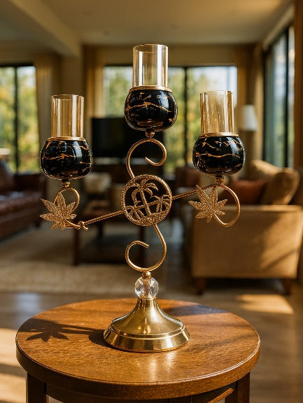 Luxury 3-Head Candle Holder